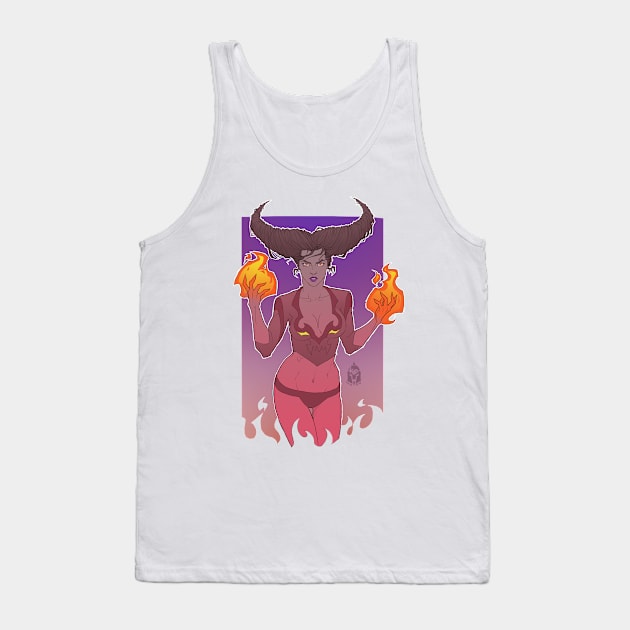 Flame Magician Tank Top by kennyestrellaworks